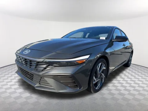 Gray 2025 Hyundai Elantra Hybrid SEL Sport for sale in Newnan, GA