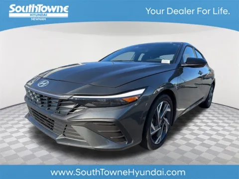 Gray 2025 Hyundai Elantra Hybrid SEL Sport for sale in Newnan, GA