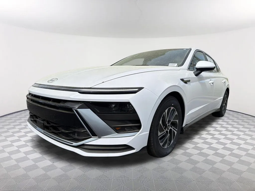 White 2026 Hyundai Sonata Hybrid Blue for sale in Newnan, GA