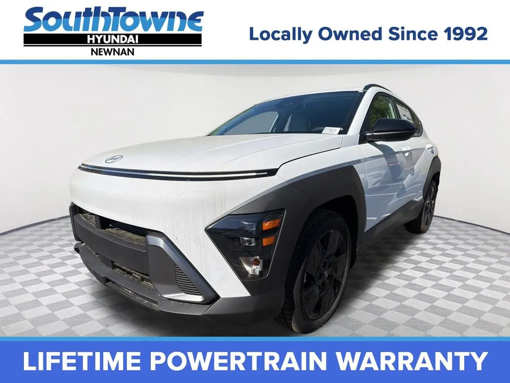 White 2026 Hyundai Kona SEL Sport for sale in Newnan, GA