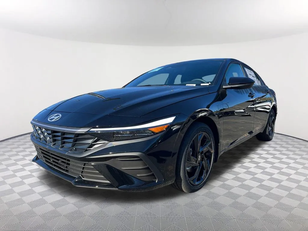 Black 2026 Hyundai Elantra Hybrid SEL Sport for sale in Newnan, GA