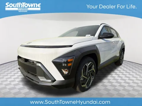 White 2026 Hyundai Kona SEL Premium for sale in Newnan, GA