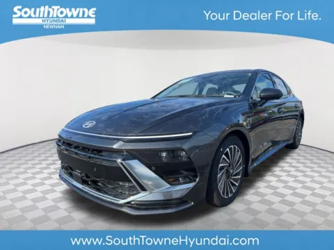 Gray 2025 Hyundai Sonata Hybrid Limited for sale in Newnan, GA