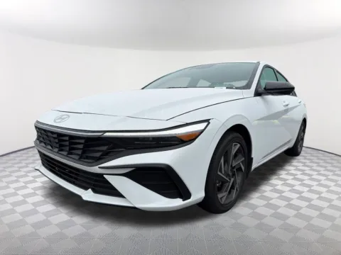 White 2025 Hyundai Elantra Hybrid SEL Sport for sale in Newnan, GA