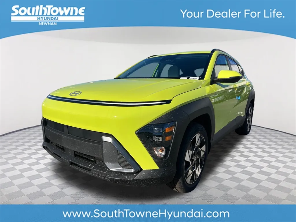 Yellow 2025 Hyundai Kona SEL for sale in Newnan, GA