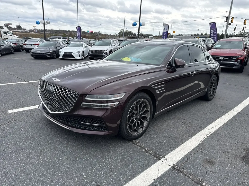 Red 2021 Genesis G80 2.5T for sale in Newnan, GA
