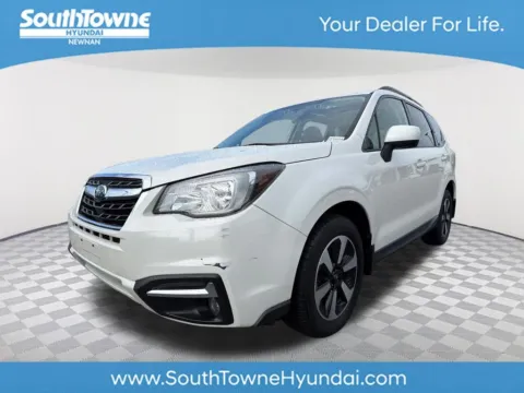 White 2018 Subaru Forester 2.5i Premium for sale in Newnan, GA