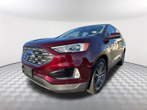 Red 2021 Ford Edge Titanium for sale in Newnan, GA