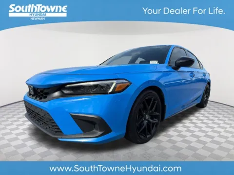 Blue 2023 Honda Civic Sport for sale in Newnan, GA