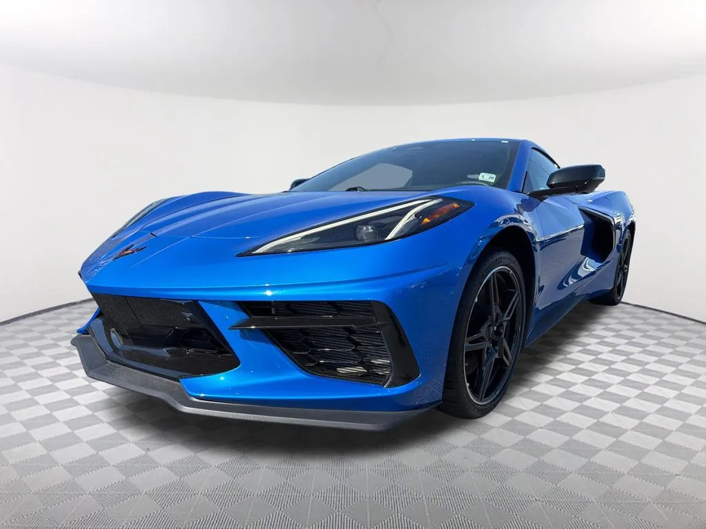 Pre-owned Riptide Blue Metallic 2025 Chevrolet Corvette in Newnan