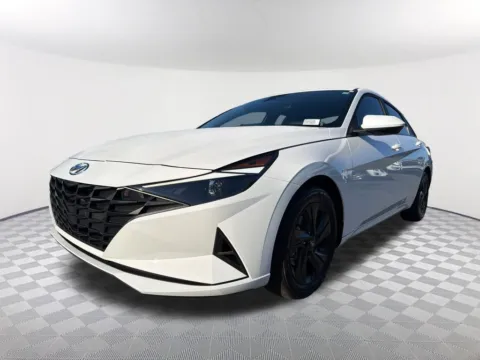 White 2023 Hyundai Elantra Hybrid Blue for sale in Newnan, GA