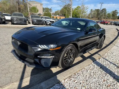 Black 2018 Ford Mustang EcoBoost Premium for sale in Newnan, GA