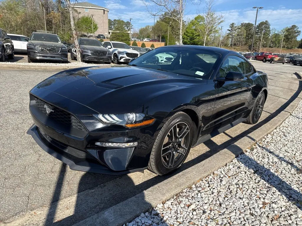 Black 2018 Ford Mustang EcoBoost Premium for sale in Newnan, GA