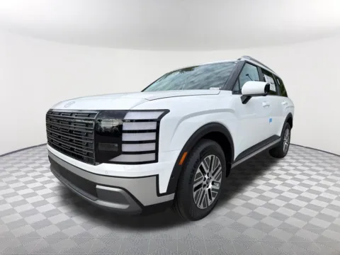 White 2026 Hyundai Palisade Hybrid Blue SEL Premium for sale in Newnan, GA