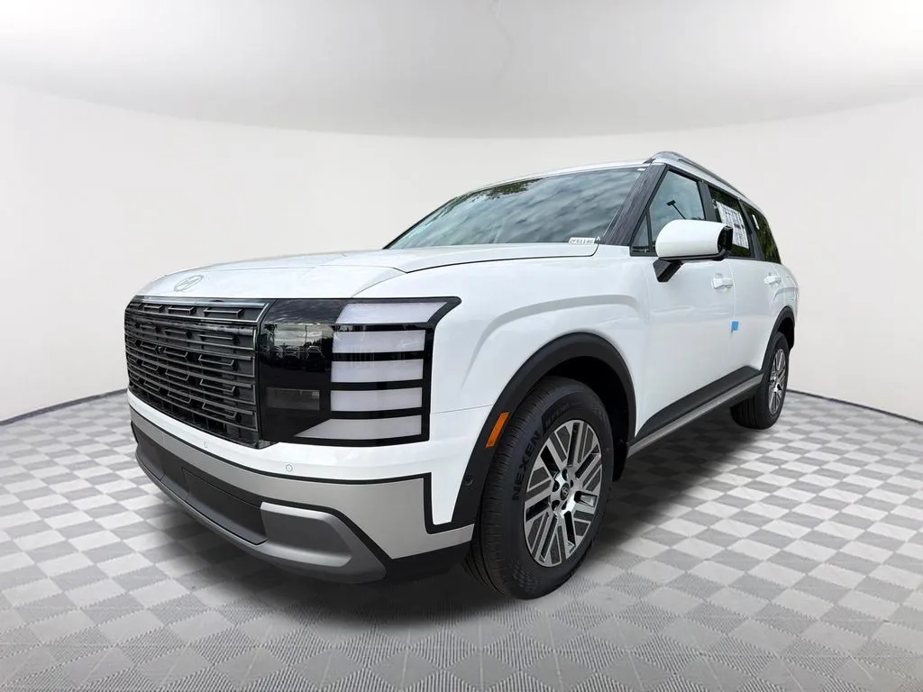White 2026 Hyundai Palisade Hybrid Blue SEL Premium for sale in Newnan, GA