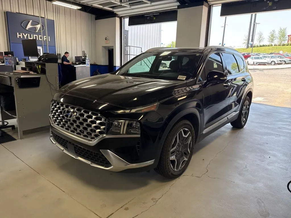 Black 2022 Hyundai Santa Fe Limited for sale in Newnan, GA