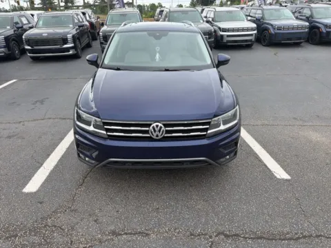 Blue 2021 Volkswagen Tiguan 2.0T SEL for sale in Newnan, GA