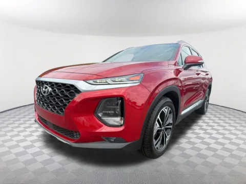 Red 2019 Hyundai Santa Fe Ultimate for sale in Newnan, GA