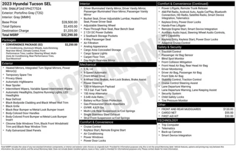More photos of 2023 Hyundai Tucson SEL at Southtowne Hyundai of Newnan, GA