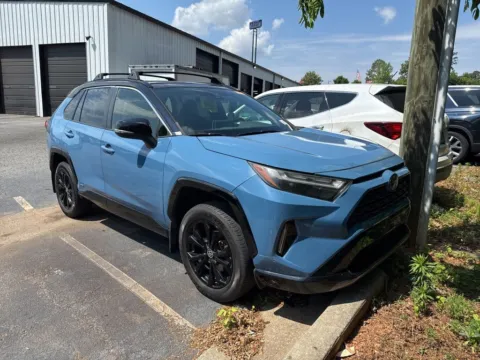 Black 2022 Toyota RAV4 Hybrid XSE for sale in Newnan, GA