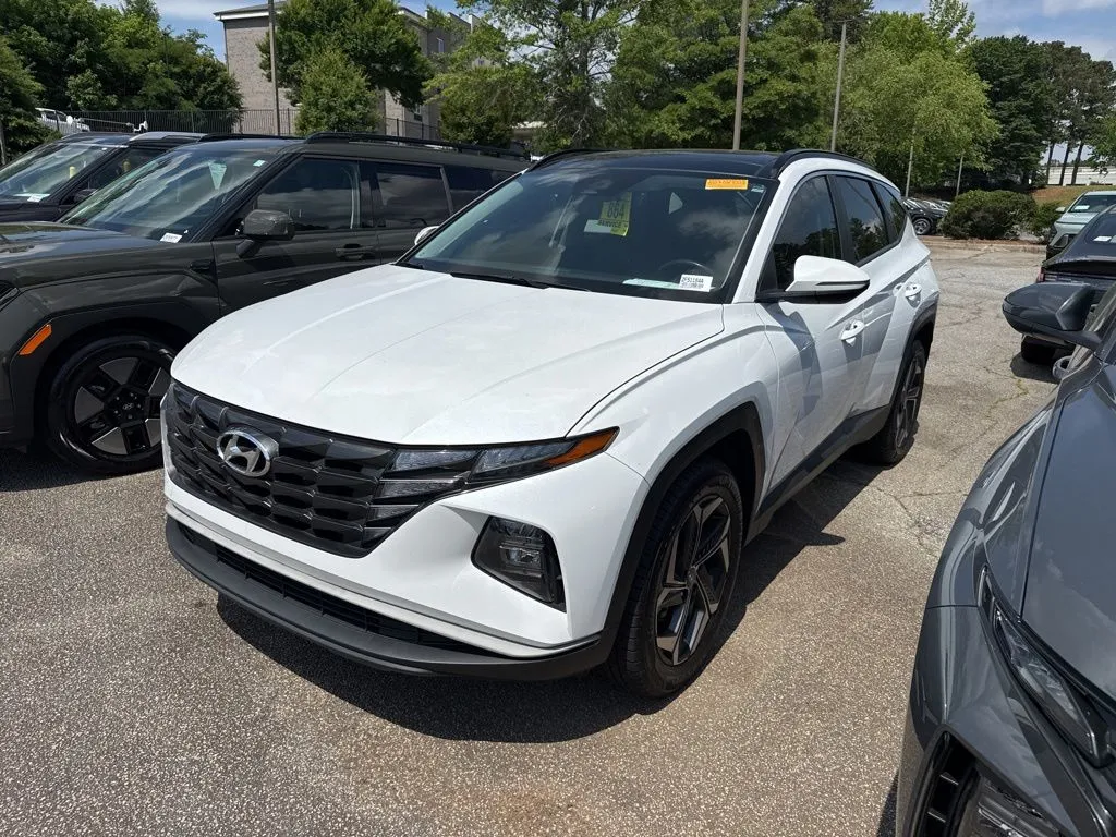 White 2023 Hyundai Tucson Hybrid SEL Convenience for sale in Newnan, GA
