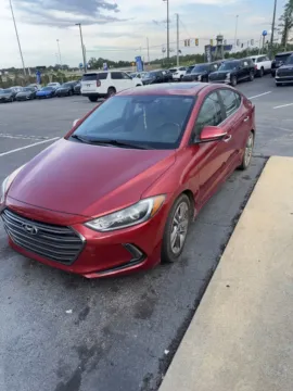 Red 2017 Hyundai Elantra Limited for sale in Newnan, GA