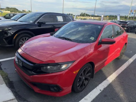 Red 2019 Honda Civic Sport for sale in Newnan, GA