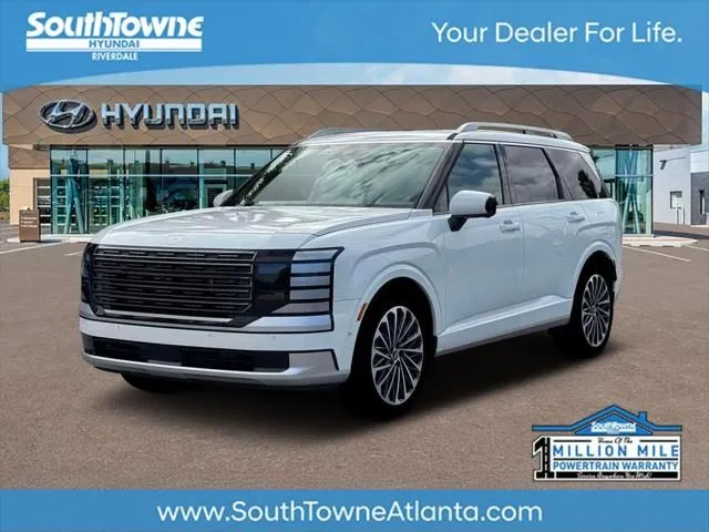 White 2026 Hyundai Palisade Hybrid Calligraphy for sale in Newnan, GA