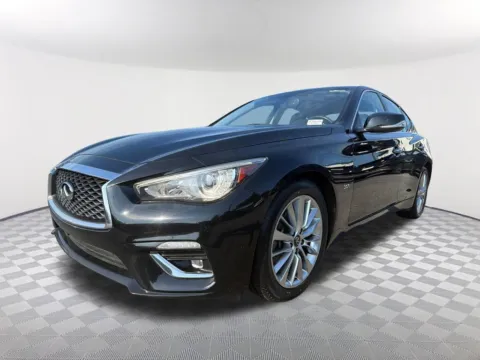 Black 2020 INFINITI Q50 3.0t LUXE for sale in Newnan, GA