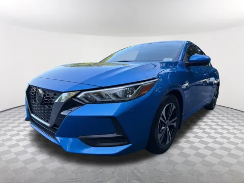Blue 2022 Nissan Sentra SV for sale in Newnan, GA