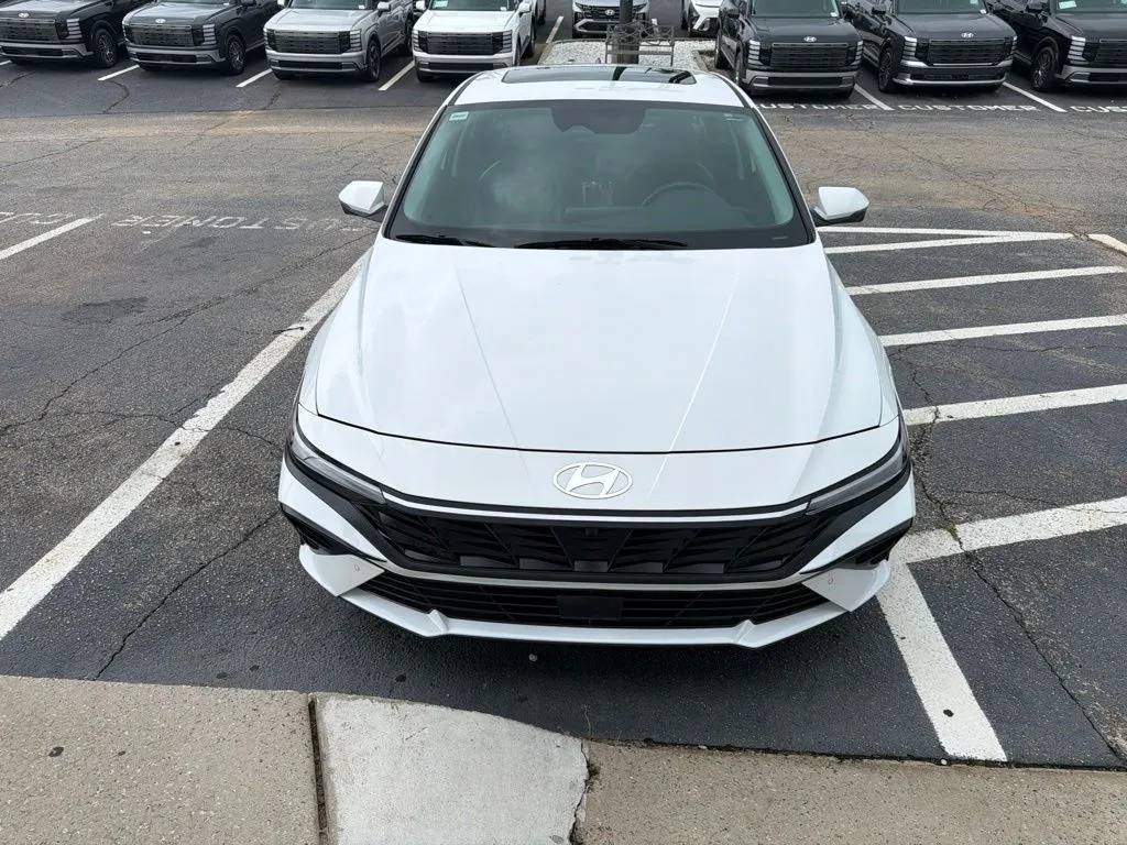 White 2024 Hyundai Elantra Limited for sale in Newnan, GA