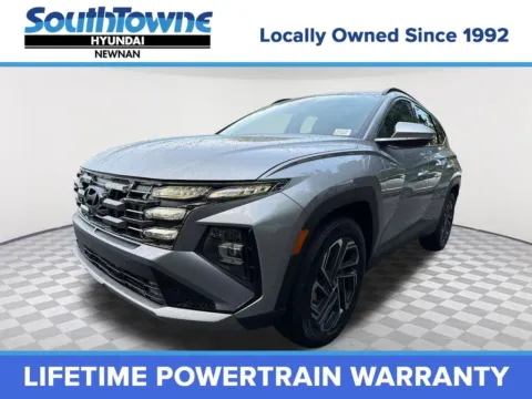 Silver 2025 Hyundai Tucson Hybrid Limited for sale in Newnan, GA