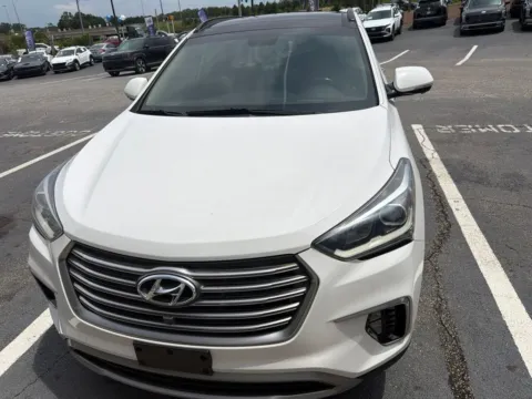 White 2018 Hyundai Santa Fe Limited Ultimate for sale in Newnan, GA