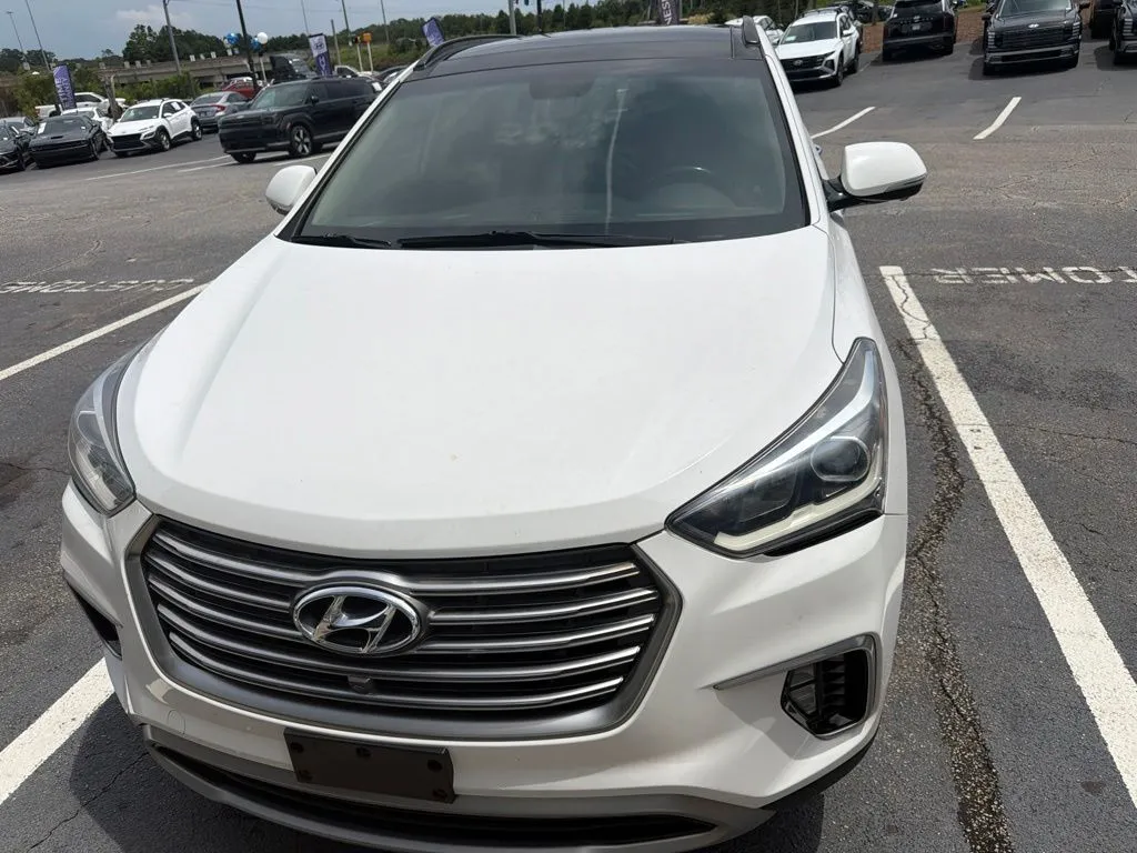 White 2018 Hyundai Santa Fe Limited Ultimate for sale in Newnan, GA