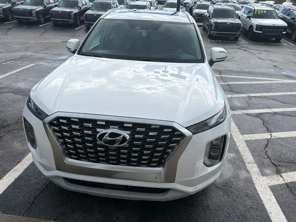 White 2021 Hyundai Palisade Limited for sale in Newnan, GA