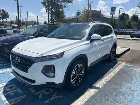 White 2020 Hyundai Santa Fe Limited for sale in Newnan, GA