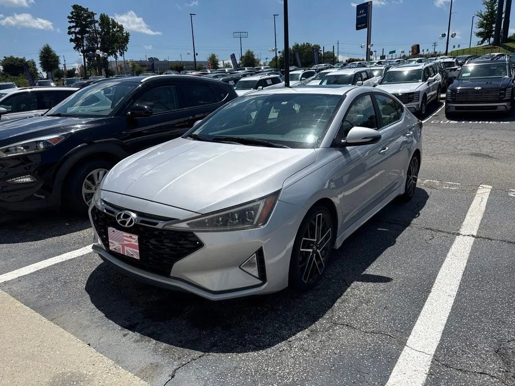 Silver 2019 Hyundai Elantra Sport for sale in Newnan, GA