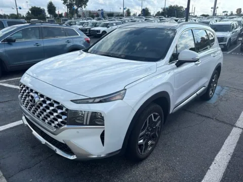 White 2023 Hyundai Santa Fe Limited for sale in Newnan, GA