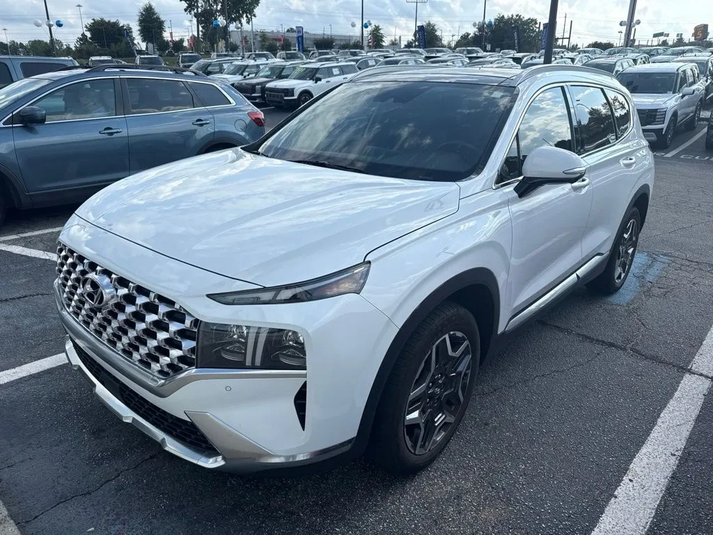White 2023 Hyundai Santa Fe Limited for sale in Newnan, GA