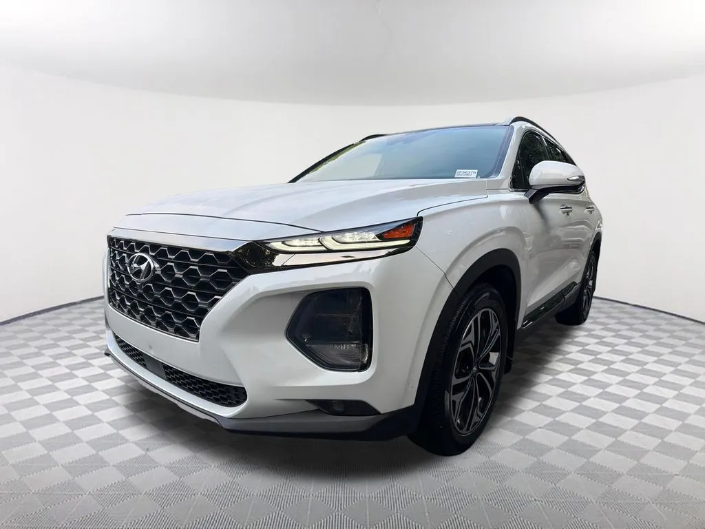 White 2020 Hyundai Santa Fe Limited for sale in Newnan, GA