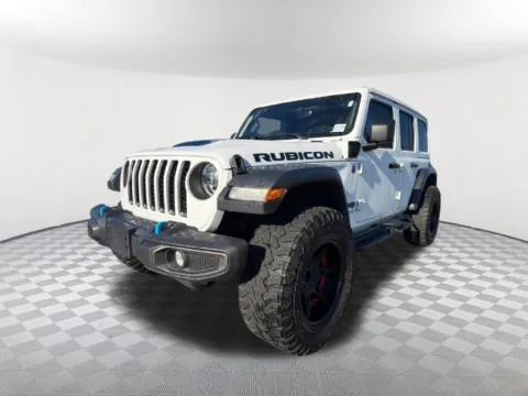 White 2022 Jeep Wrangler Unlimited Rubicon 4xe for sale in Newnan, GA