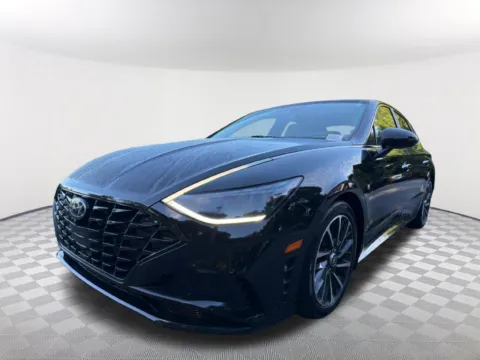 Black 2021 Hyundai Sonata Limited for sale in Newnan, GA