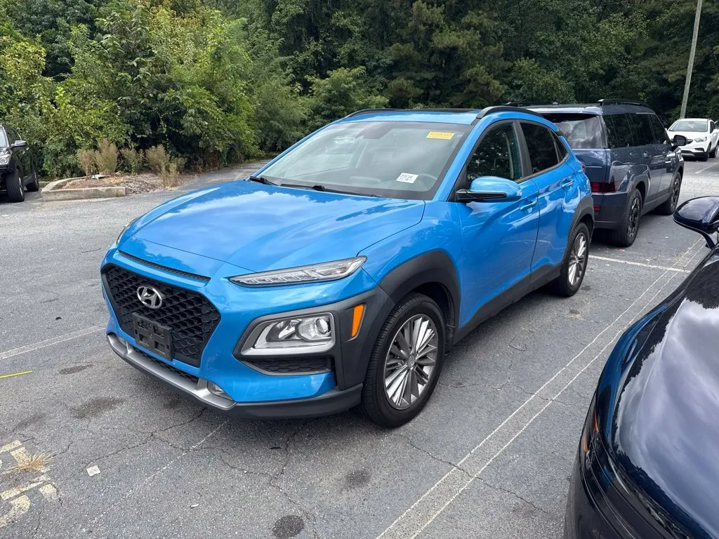 Blue 2020 Hyundai Kona SEL Plus for sale in Newnan, GA