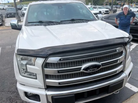 White 2015 Ford F-150 Platinum for sale in Newnan, GA