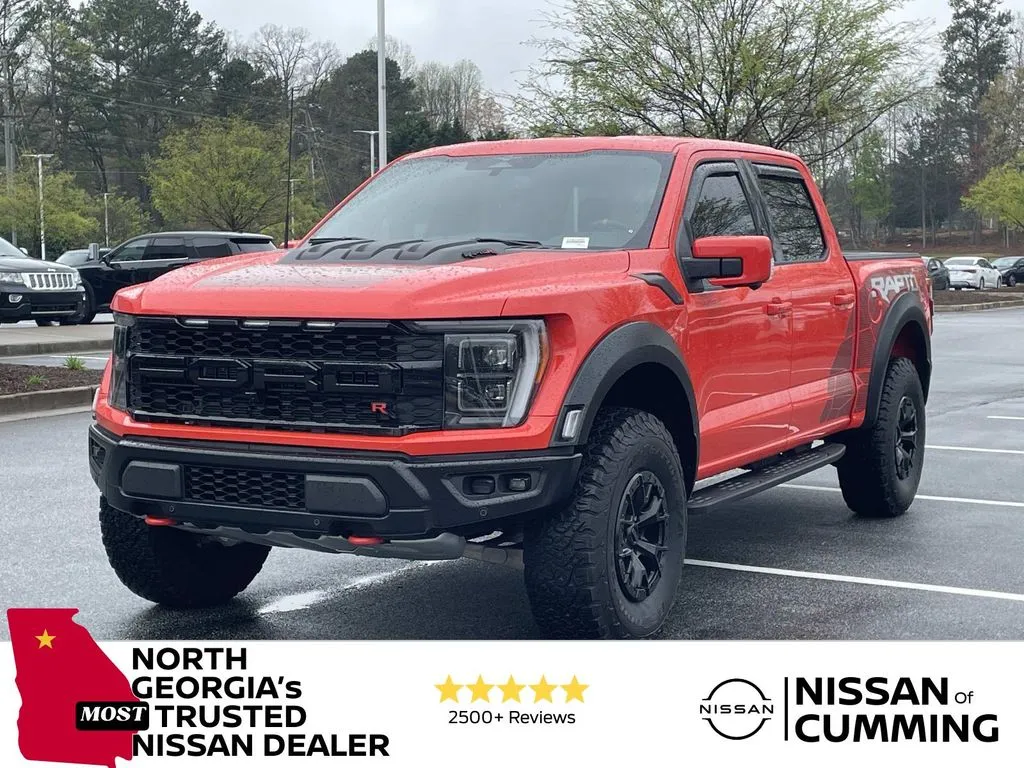 Orange 2023 Ford F-150 Raptor for sale in Cumming, GA