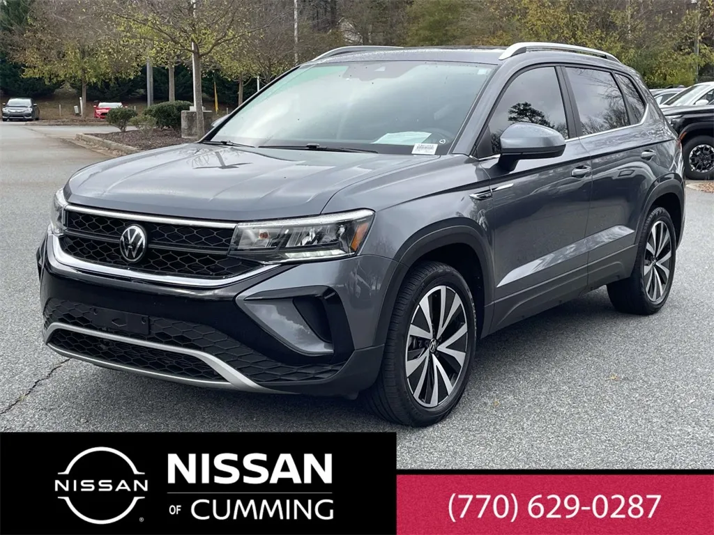 Black 2023 Volkswagen Taos 1.5T SE for sale in Cumming, GA