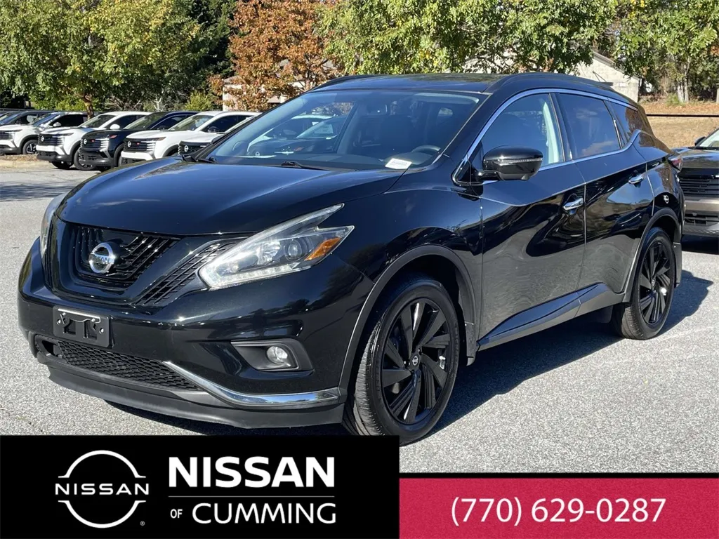 Black 2018 Nissan Murano SL for sale in Cumming, GA