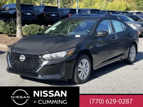 Black 2025 Nissan Sentra S for sale in Cumming, GA