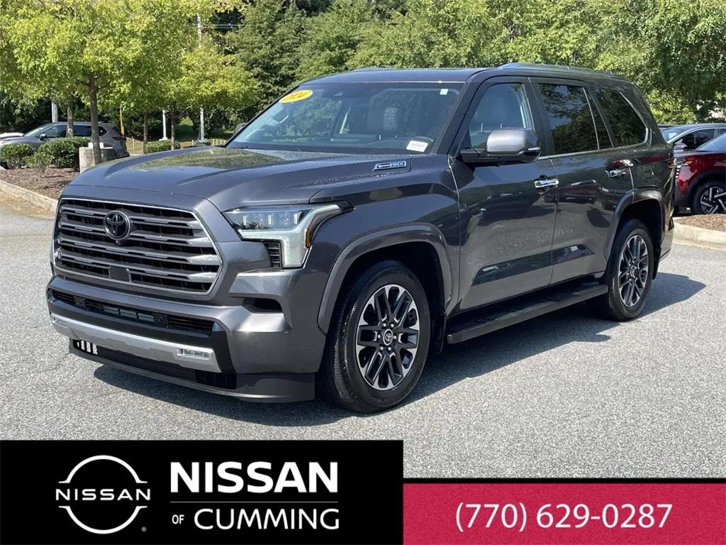 Gray 2024 Toyota Sequoia Limited for sale in Cumming, GA