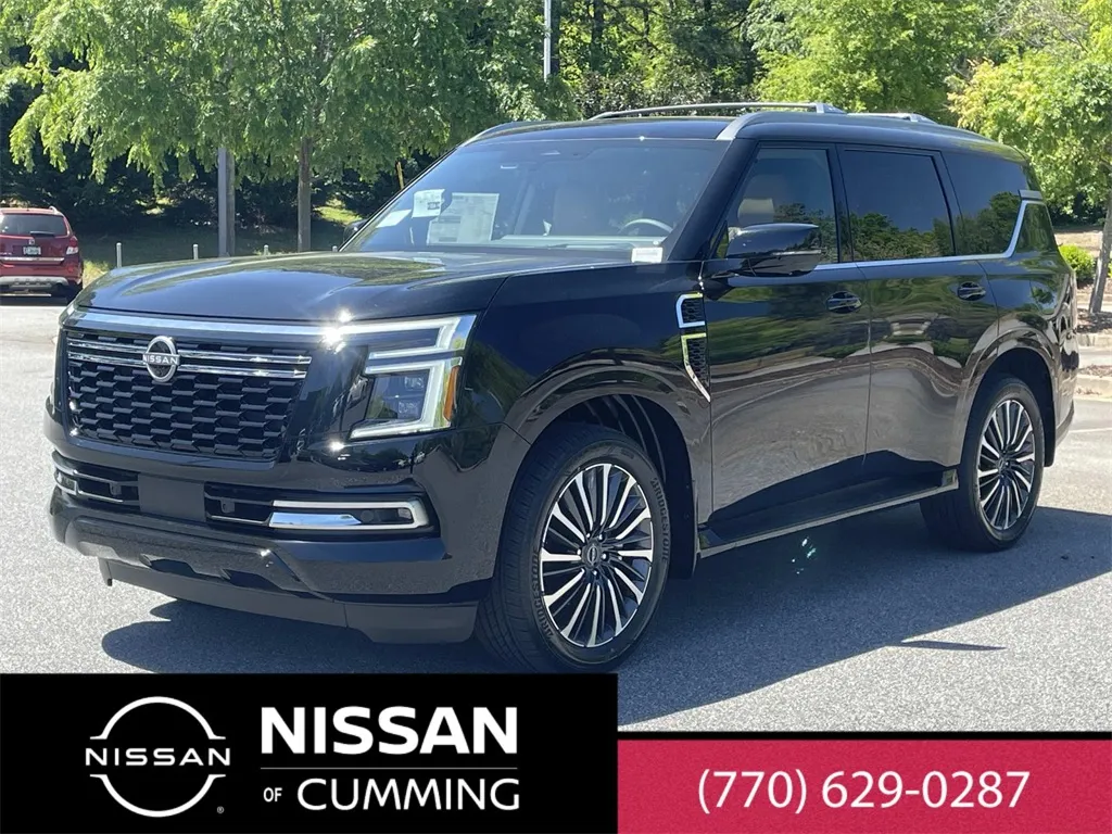 Black 2025 Nissan Armada Platinum Reserve for sale in Cumming, GA